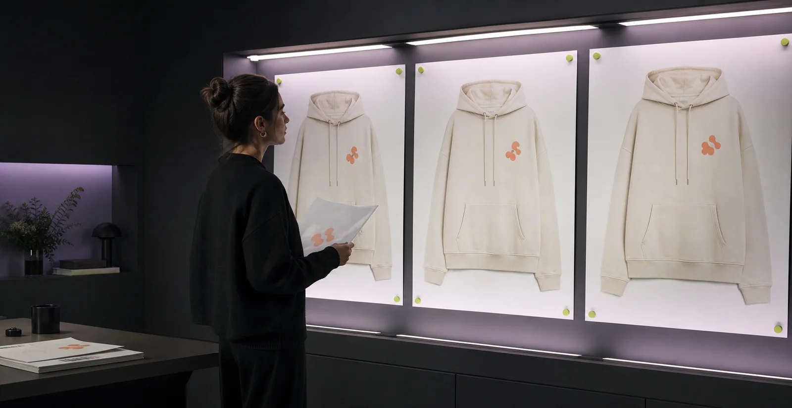Artwork versions prepared for comparison